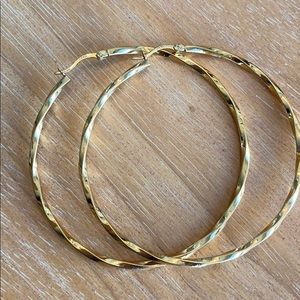 The bigger the hoop the bigger the...